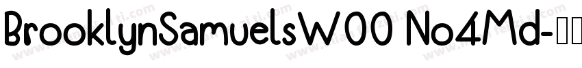 BrooklynSamuelsW00 No4Md字体转换